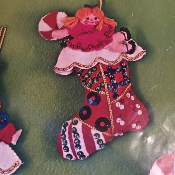 Bucilla Holiday Vintage Felt Christmas Ornament Kit Poshmark